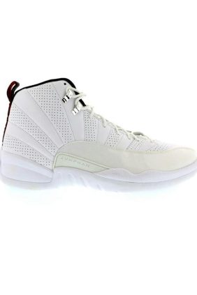 Air Jordan 12 Retro Rising Sun White Varsity Red Black Sneakers