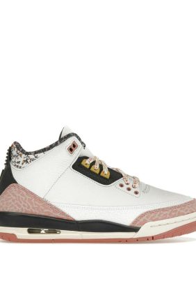 Jordan 3 Retro Vintage Floral (GS) White Anthracite Red Stardust Sail Saturn Gold 441140-100