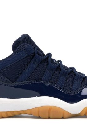 Jordan 11 Retro Low Midnight Navy GS Sneakers – 528896-405