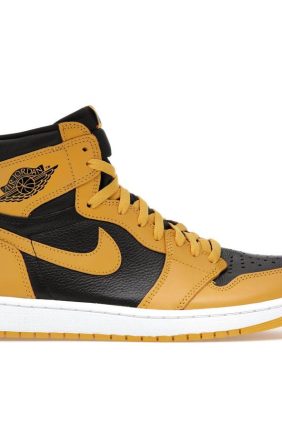 Air Jordan 1 Retro High Pollen 555088-701 Black Yellow Sneakers