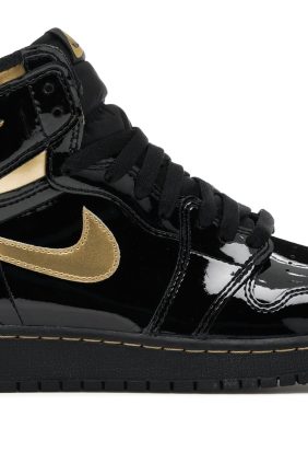 Jordan 1 Retro High Black Metallic Gold (2020) GS – 575441-032
