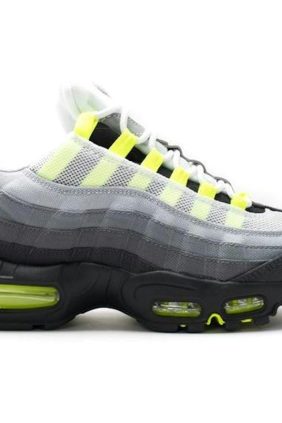 Nike Air Max 95 OG Neon Patch White/Neon Yellow-Black Sneakers