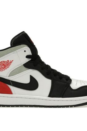 Air Jordan 1 Mid SE Red Black Toe (852542-100)