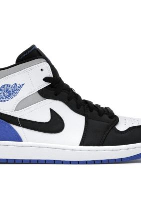 Air Jordan 1 Mid SE Royal Black Toe (852542-102) White/Black/Hyper Royal