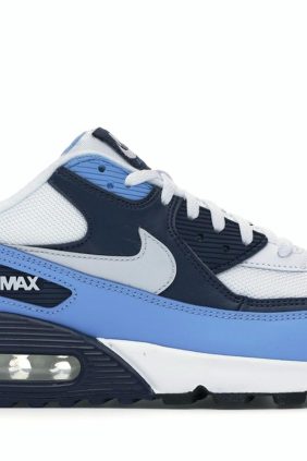 Nike Air Max 90 UNC White Leather Trainers – AJ1285-105