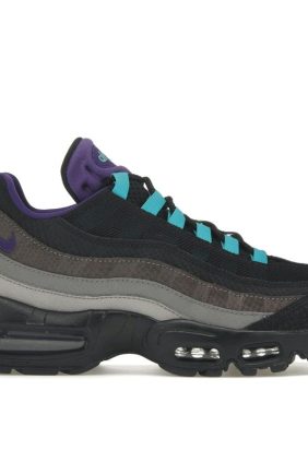 Nike Air Max 95 Black Court Purple Teal Nebula AO2450-002