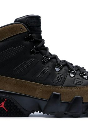 Jordan 9 Retro Boot NRG Olive Leather Sneakers – AR4491-012