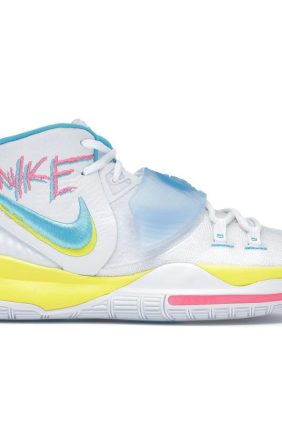 Nike Kyrie 6 90s White/Opti Yellow Basketball Shoes BQ4631-101