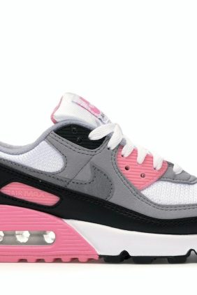 Nike Air Max 90 Recraft Rose Women’s Trainers – White/Grey/Rose – CD0490-102