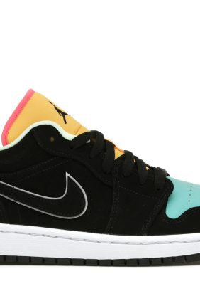Jordan 1 Low Black Aurora Green Laser Orange – CK3022-013
