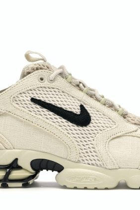 Nike Air Zoom Spiridon Cage 2 Stussy Fossil Sneakers – CQ5486-200