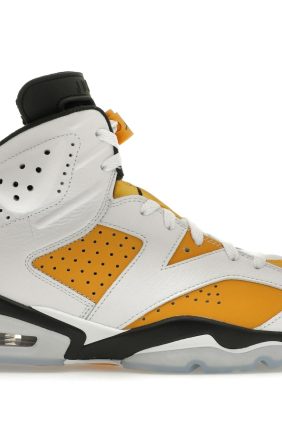 Jordan 6 Retro Yellow Ochre Trainers – CT8529-170 – White/Yellow Ochre