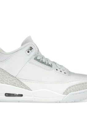 Jordan 3 Retro Pure Money (2025) White/White/Metallic Silver CT8532-111