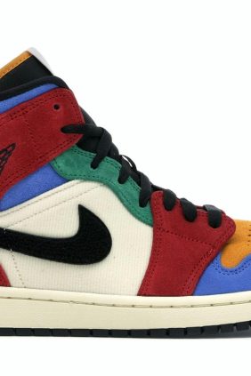 Jordan 1 Mid SE Fearless Blue The Great – Suede/Corduroy – CU2805-100