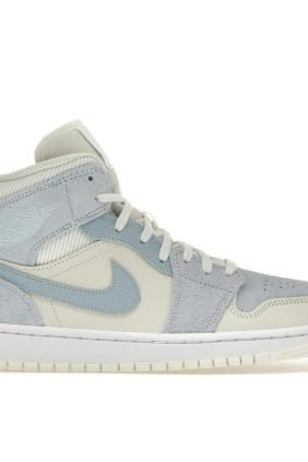 Jordan 1 Mid Mixed Textures Blue Sail/Blue DA4666-100