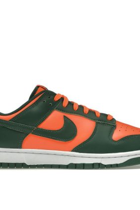 Nike Dunk Low Retro Miami Hurricanes DD1391-300 Team Dark Green/Team Orange-White