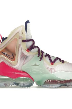 Nike LeBron 19 Valentine’s Day Love Letter White Pink Purple Sneakers DH8459-900