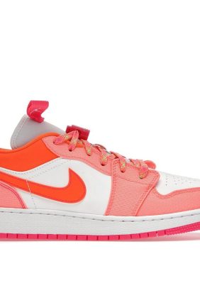 Jordan 1 Low Utility GS White Orange Pink DJ0530-801