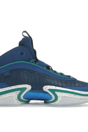 Jordan 36 SE Luka Doncic PE DJ4483-400 Blue Jay White Mardi Gras