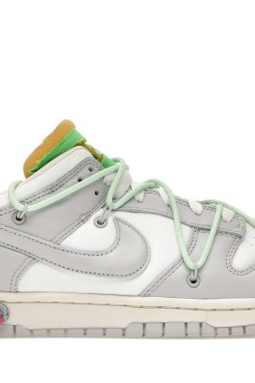 Nike Dunk Low Off-White Lot 7 – DM1602-108 – Sail/Neutral Grey/Vapor Green