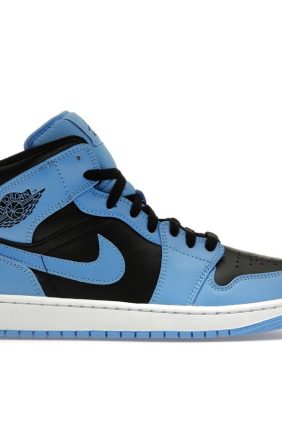 Air Jordan 1 Mid University Blue Black DQ8426-401 Sneakers