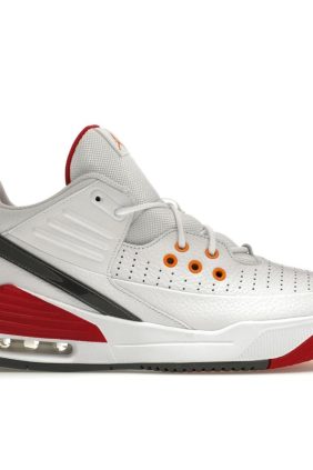Jordan Max Aura 5 White Cardinal Red DZ4353-160 Sneakers