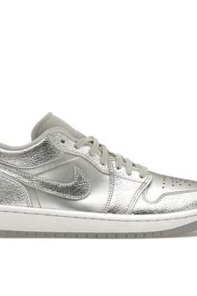 Jordan 1 Low SE Metallic Silver Women’s Sneaker – FN5030-001