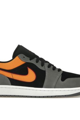 Jordan 1 Low SE Light Graphite Vivid Orange Sneakers – FN7308-008