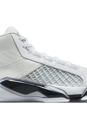 Jordan FIBA 38 GS White/Pure Platinum/Metallic Gold Sneakers