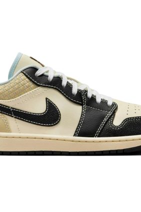 Jordan 1 Low SE Coconut Milk Black Muslin HQ3437-101