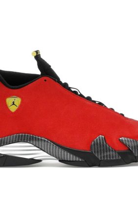 Jordan 14 Retro Ferrari (2025) Challenge Red/Black/Yellow Sneakers – IF5015-600