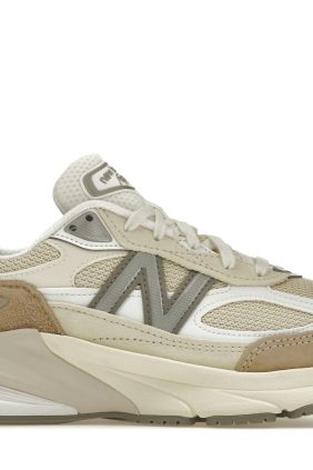 New Balance 990v6 MiUSA Cream Sneakers – M990SS6