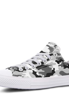 Classic Camo White Lowtop Sneakers