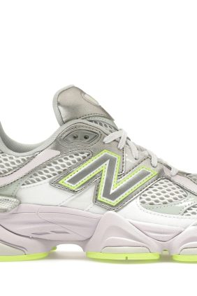 New Balance 9060 White Taro Leather Trainers – U9060AGT