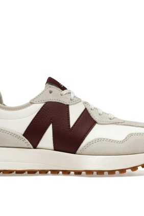 New Balance 327 Moonbeam Classic Burgundy Women’s Sneakers WS327KA White Red Grey